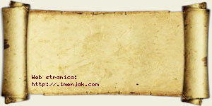 Hana Nestorović vizit kartica